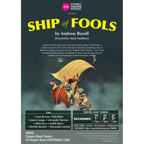 Ship of Fools Poster Design
