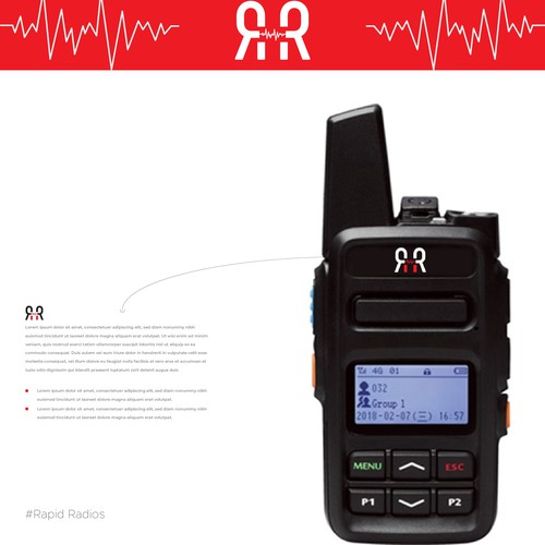 Masculine and Hip design for Walkie Talkie Brand Design by @Creativemint