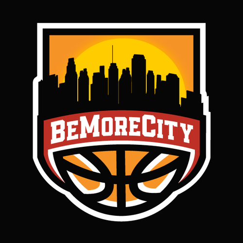 Basketball Logo for Team 'BeMoreCity' - Your Winning Logo Featured on Major Sports Network Design by JDRA™