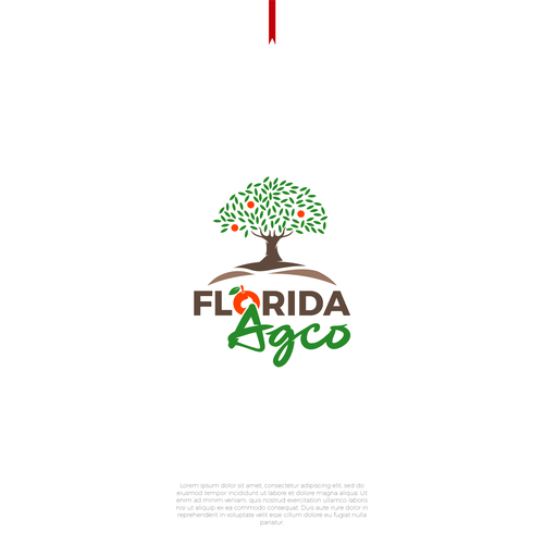 Agriculure services business logo with a focus on Florida Citrus Design by AalianShaz