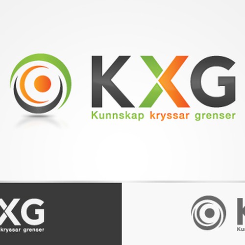 Logo for Kunnskap kryssar grenser ("Knowledge across borders") Diseño de Bogdan Lupascu