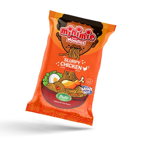 New packaging Design for Minimie Noodles Design réalisé par RK Studio Design