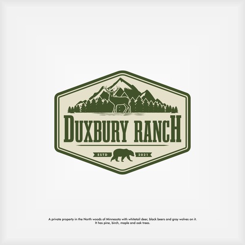 Designs | Rustic ranch in the wild north woods of Minnesota | Logo ...