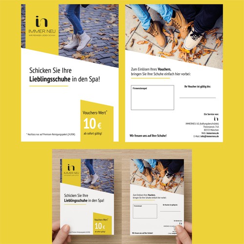 Postcard, flyer or print contest entry by billermarketing