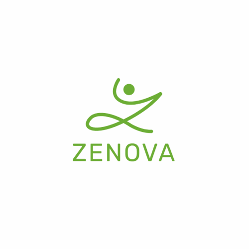 Zenova Logo: Revolutionary suite of health and wellness mobile apps Diseño de rk43_lab