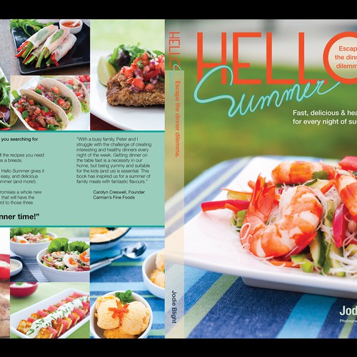 hello summer - design a revolutionary cookbook cover and see your design in every book shop Design von Minroe