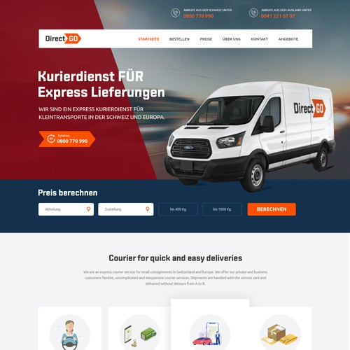 Proposta di design per un contest della categoria Design di sito web realizzata da winningdesignentry