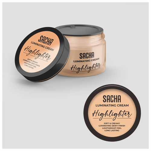 Sacha Luminating Cream Highlighter Design by guidohesa