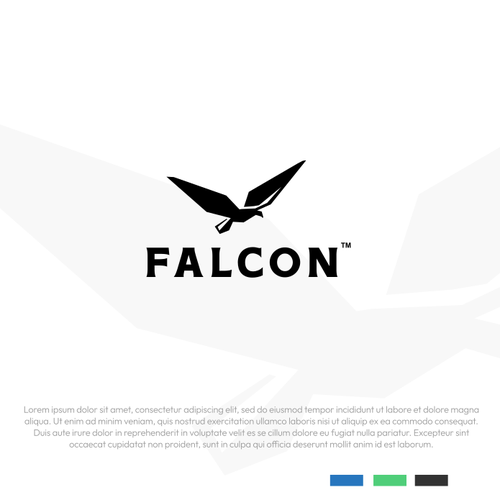Falcon Sports Apparel logo Réalisé par zafranqamraa