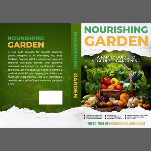 Designs | A family guide to vegetable gardening | Book cover contest