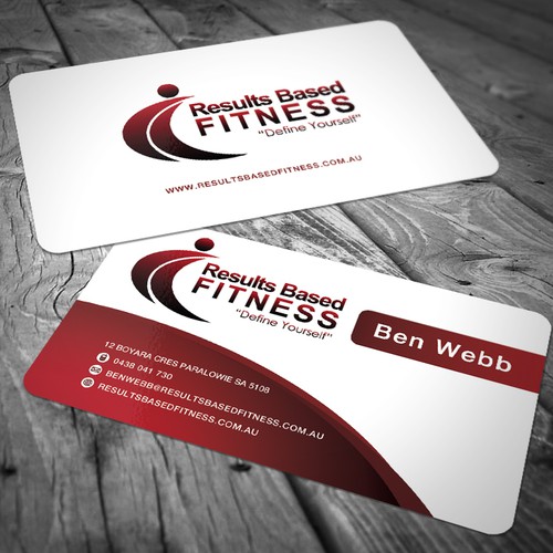 Results Based Fitness needs a new stationery Design by Mili_Mi
