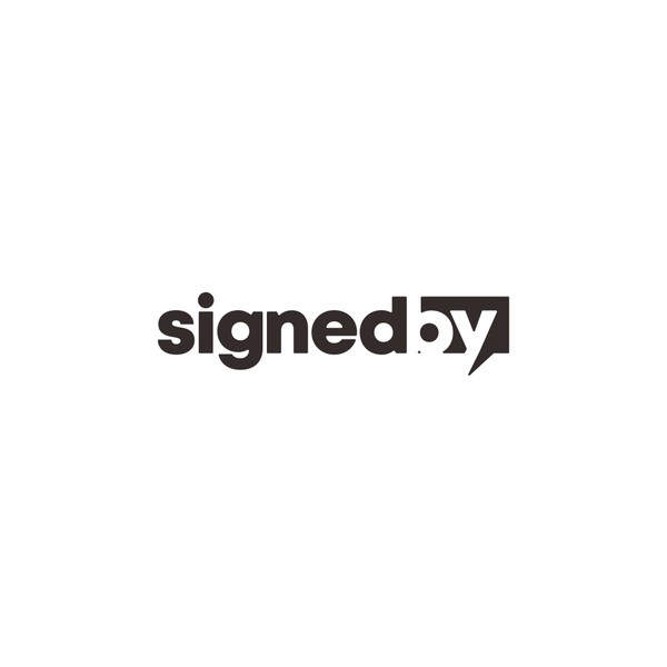 Modern Logo concept for signed memorabilia bussiness