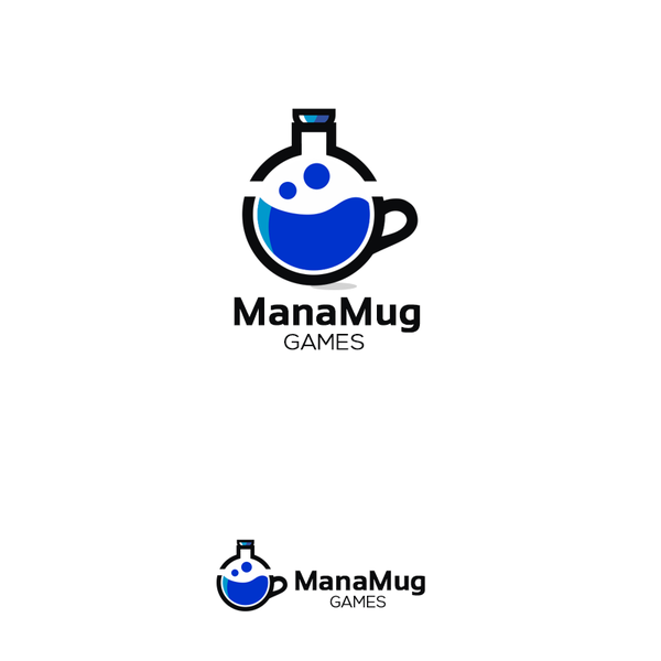 Diseño de FZY titulado "Contest logo winner for ManaMug Games"