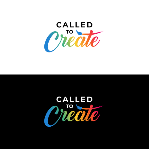 "Called to Create" Logo Design Diseño de FAS_creative
