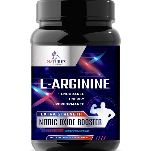 Powerful L-Arginine Capsules Design Needed for Nature's Nutrition Design réalisé par Wfemme