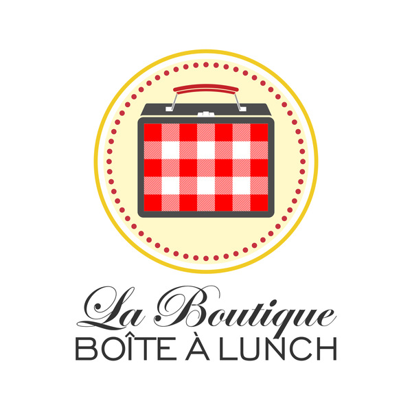 Create a logo for the store La boutique boîte à lunch (lunch box store)