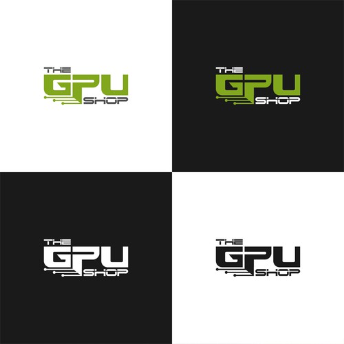 Create a futuristic logo for "The GPU Shop" Design by Samantha Toshi