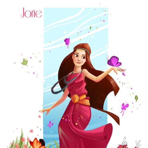 Turn a photo of my gf into a "Disney Princess" like illustration Diseño de glasshopperart