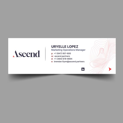 Design di Ascend Partners New Branded Email Signature di Xnine