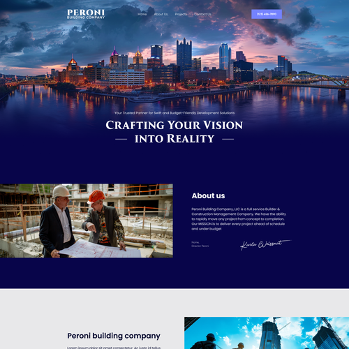 PBC website Design by appleby