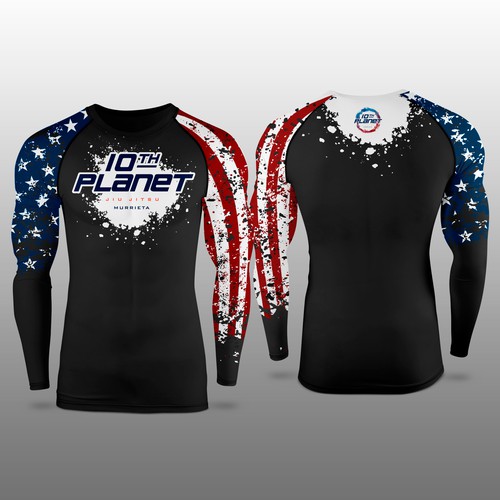 Jiu jitsu long sleeve rash guard concursos de Ropa o indumentaria