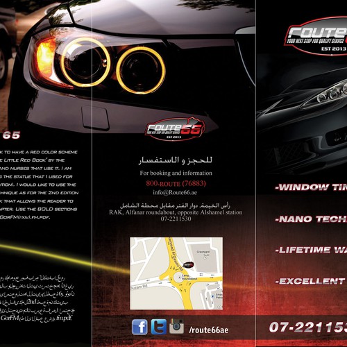 Brochure for Auto business Design by Aleksandar Sovic