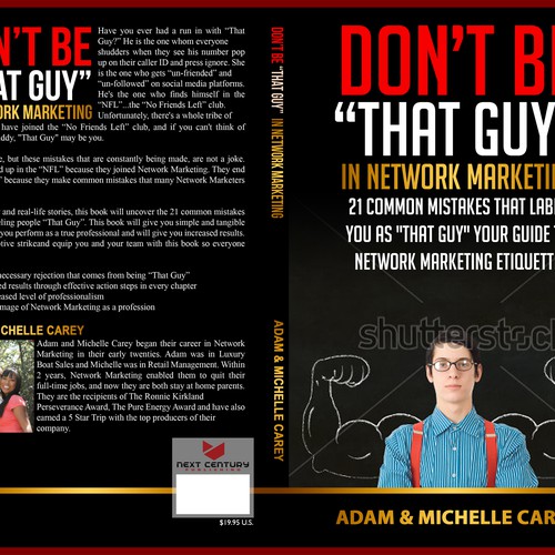 NCP BOOK COVER - Don't Be "That Guy" In Network Marketing Design by T.Primada
