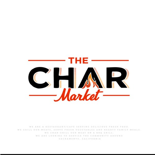 Char Market Needs a logo (Char Grilled Restaurant) Design by Unik ART