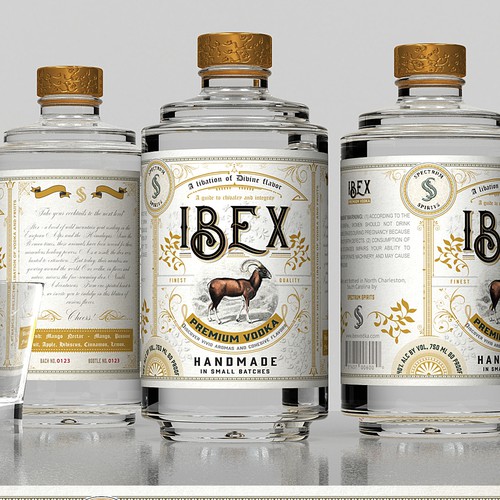 Vodka label - design a craft vodka. Design von Giocovision