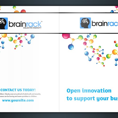 Brochure design for Startup Business: An online Think-Tank Design por gd-fee