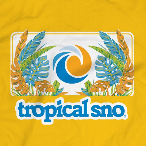 Tropical T-Shirt Design Design by Ibtar