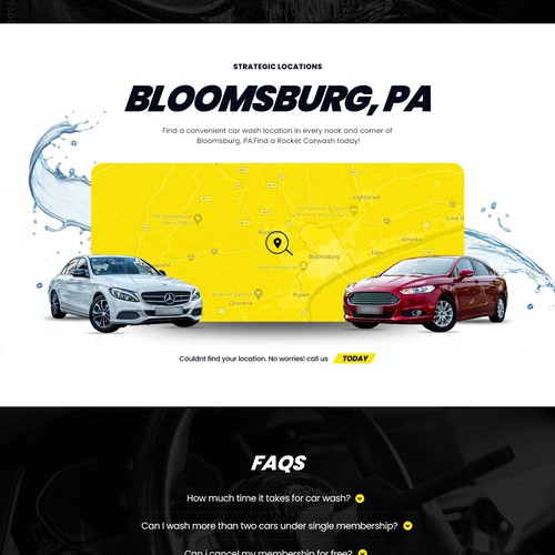 Car wash subscription Design by StyleWorks Studio