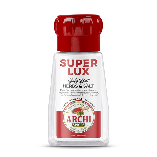 We need a modern eye catching label for a premium seasoning brand Design by Moya89