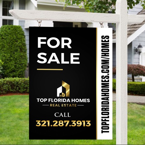 Yard Sign for Real Estate Brokerage Réalisé par radhekrishna