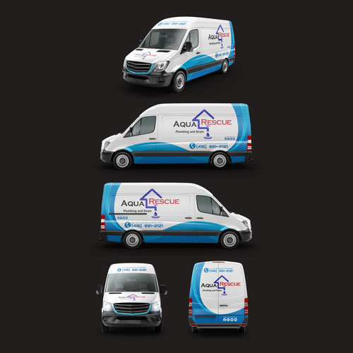 Aquarescue Van Wrap Design by ATJEH™