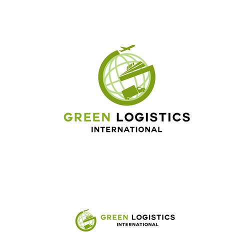 professional logo design for international freight forwarder Design by M E L O