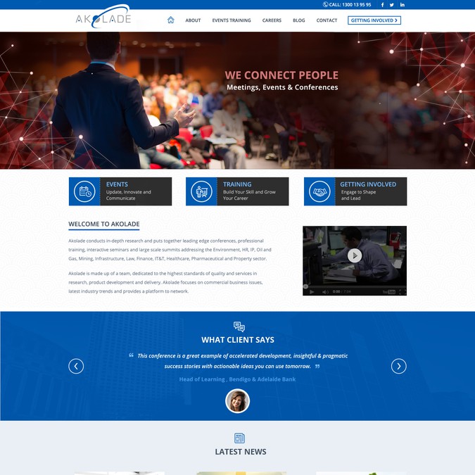 Create a neat, modern future look and feel website to capture