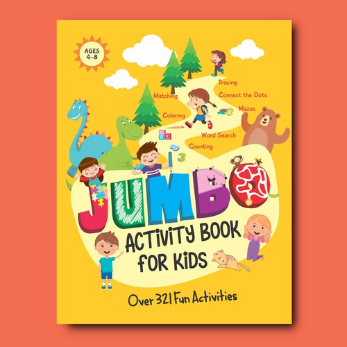 Fun Design for Jumbo Activity Book Design von uget