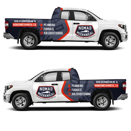 Premium Plumbing & Heating Company Wrap Design by tumpa mistry