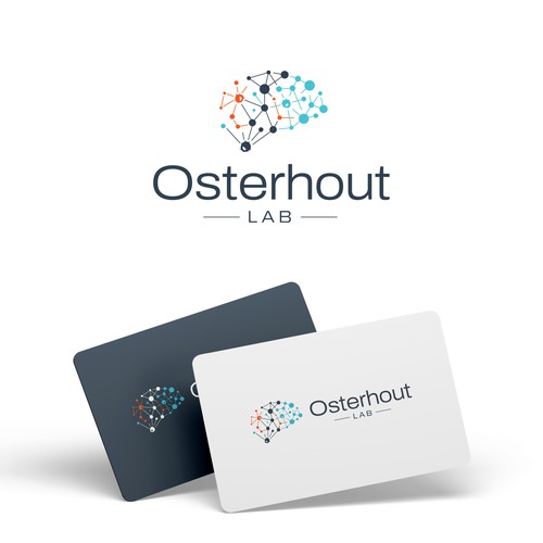 Logo for a scientific lab studying how the immune system communicates with the brain Design by mikule