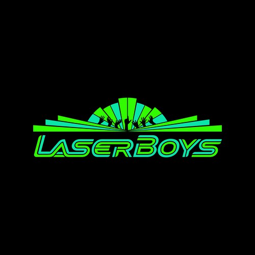 Upbeat logo design for laser-show hire/design company Design by 31Candles!