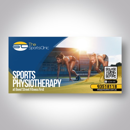 The Sports Clinic Physiotherapy starting in a new gym facility Design by Stanojevic