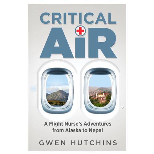 Create a cover about an emergency flight nurse's adventures Design by Arrowdesigns