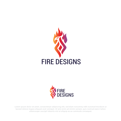 Fire Designs logo extravaganza!! Design by Razaullah Abc