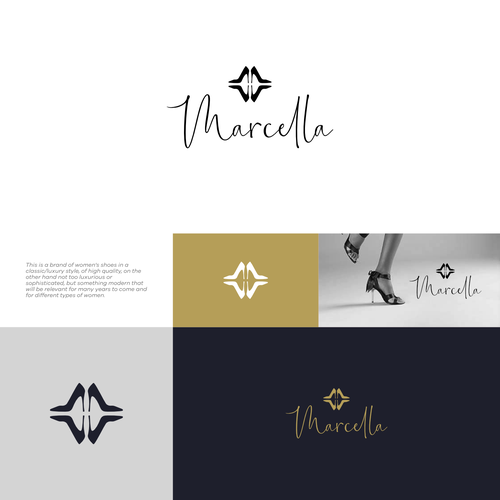 Women shoes brand logo design Design by Nine™
