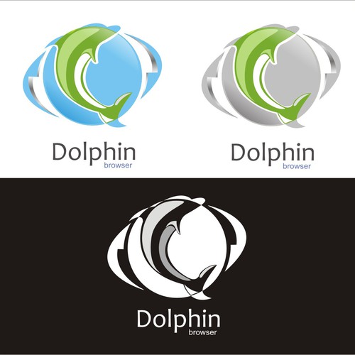 New logo for Dolphin Browser Design von enkodesign