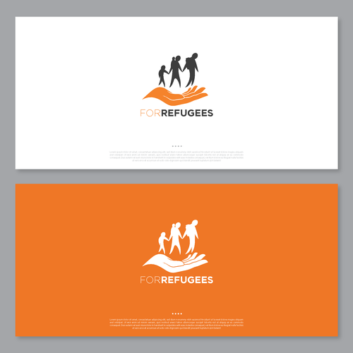 Design a modern new logo for a dynamic refugee charity Diseño de Sangsaka Studio™