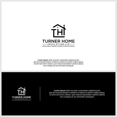 Designs Turner Home Insulation LLP Logo & brand identity pack contest
