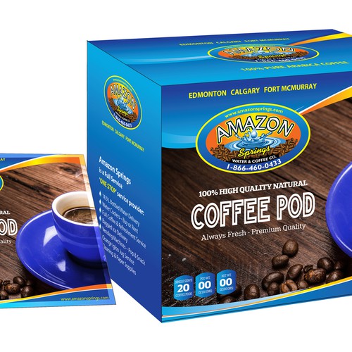 Designs Amazon Springs Water Co. Ltd. Looking for Coffee Packaging