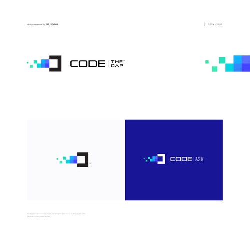 tech-inspired logo for software agency Design by FF3 ˢᵗᵘᵈⁱᵒ